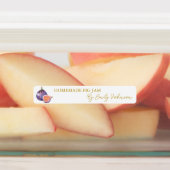 Zelfgemaakte Fig Jam Thin Label (Aangebracht)