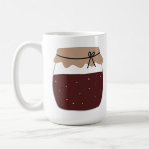 Zelfgemaakte Fruitjam Pot Keuken Decoratie Koffiemok