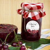 Zelfgemaakte fruitkers Jam Modern Sticker Labels