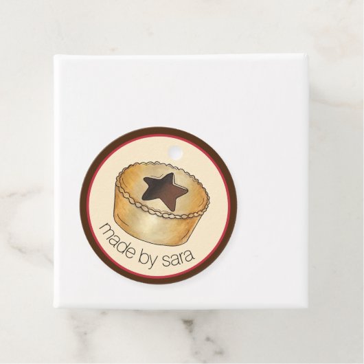 Zelfgemaakte gehakt taarten Brits gebakken door Bedankjes Labels (In situ)