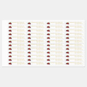 Zelfgemaakte Gemengde Berry Jam Thin Label (Vel)