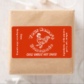 Zelfgemaakte gepersonaliseerde Hot Sauce Labels Ha (Insitu)
