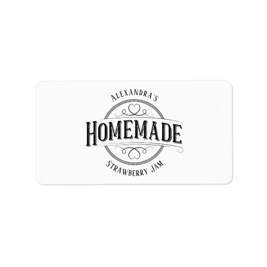 Zelfgemaakte gepersonaliseerde labels (Voorkant)