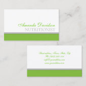 Zelfgemaakte gezonde snoepjes & taarten Eenvoudig  Visitekaartje (Voorkant / Achterkant)