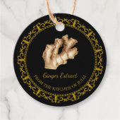  Zelfgemaakte Ginger Extract Hang Label (Voorkant)