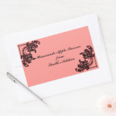 Zelfgemaakte goederen label sjabloon - stickers (Envelop)