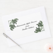 Zelfgemaakte goederen label sjabloon - stickers (Envelop)