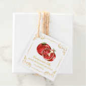  Zelfgemaakte Granaatappel Jelly Square Hang Label (In situ)