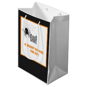 Zelfgemaakte Halloween-cadeautas Boo Spin Medium Cadeauzakje