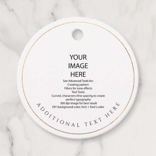 Zelfgemaakte Hangende Cadeaubordjes Bedankjes Labels (Voorkant)