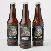 Zelfgemaakte Hard BlackBerry Apple Cider Custom Zw Bier Etiket (Flessen)