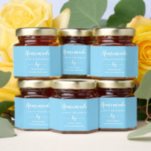Zelfgemaakte honing favoriet productlabel