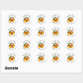 Zelfgemaakte Ingeblikte Mango Salsa Voedsetlabel Ronde Sticker (Vel)