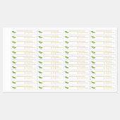 Zelfgemaakte Jalapeno Jelly Thin Label (Vel)