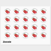 Zelfgemaakte Jam Business Aardbeienjam Etiket (Vel)