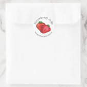 Zelfgemaakte Jam Business Aardbeienjam Etiket (Tas)