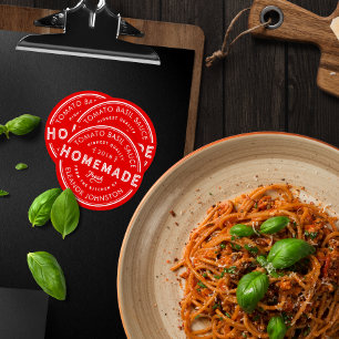 Zelfgemaakte Jam / Gelei / Spaghettisaus Label