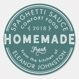 Zelfgemaakte Jam / Jelly / Sauzen Keuken Label