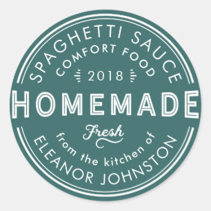 Zelfgemaakte Jam / Jelly / Sauzen Keuken Label