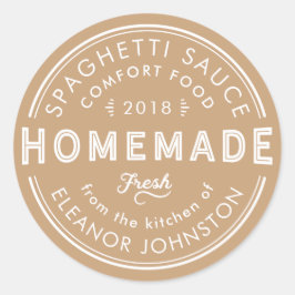 Zelfgemaakte Jam / Jelly / Sauzen Keuken Label