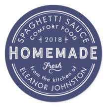 Zelfgemaakte Jam / Jelly / Sauzen Keuken Label