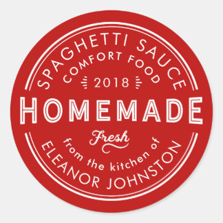 Zelfgemaakte Jam / Jelly / Sauzen Keuken Label
