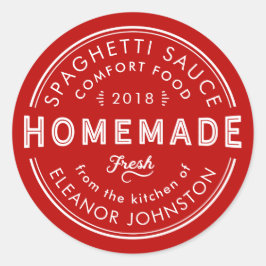 Zelfgemaakte Jam / Jelly / Sauzen Keuken Label