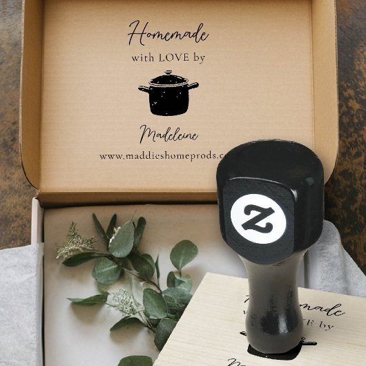 Zelfgemaakte Jam Preserve Baker Artisan Crafter Ma Rubberstempel