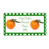 Zelfgemaakte Jelly/Jam Label (Voorkant)