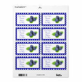 Zelfgemaakte Jelly/Jam Label (Full Sheet)