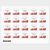 Zelfgemaakte Jelly Strawberry Jam Jar Label Sticke (Vel)