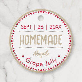 Zelfgemaakte Jelly Whimsical Kerstcadeau Bedankjes Labels