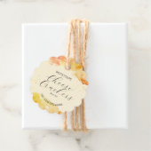 Zelfgemaakte kaascrackers Waterverf Bedankjes Labels (In situ)