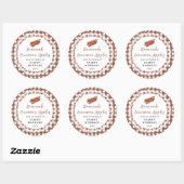 Zelfgemaakte Kaneelappels Label (Vel)
