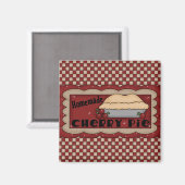 Zelfgemaakte kersentaartmagneet magneet (Voorkant / Achterkant)