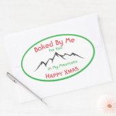 Zelfgemaakte Kerst Bak sticker voor Jou (Envelop)