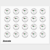Zelfgemaakte Kerst Kerststok Labels (Vel)