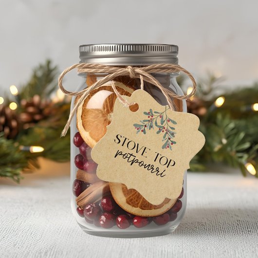 Zelfgemaakte Kerst Kookplaat Potpourri Kerstcadeau Bedankjes Labels