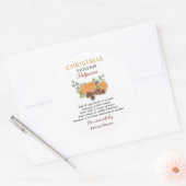 Zelfgemaakte Kerst Kookplaat Potpourri Sticker Lab (Envelop)