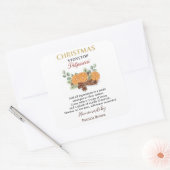 Zelfgemaakte Kerst Kookplaat Potpourri Sticker Lab (Envelop)