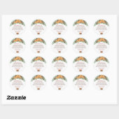 Zelfgemaakte Kerst Simmerend Potpourri Recept Ronde Sticker (Vel)