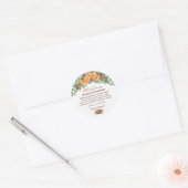 Zelfgemaakte Kerst Simmerend Potpourri Recept Ronde Sticker (Envelop)