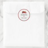 Zelfgemaakte Kerstjam Label | Aangepaste Sticker (Tas)