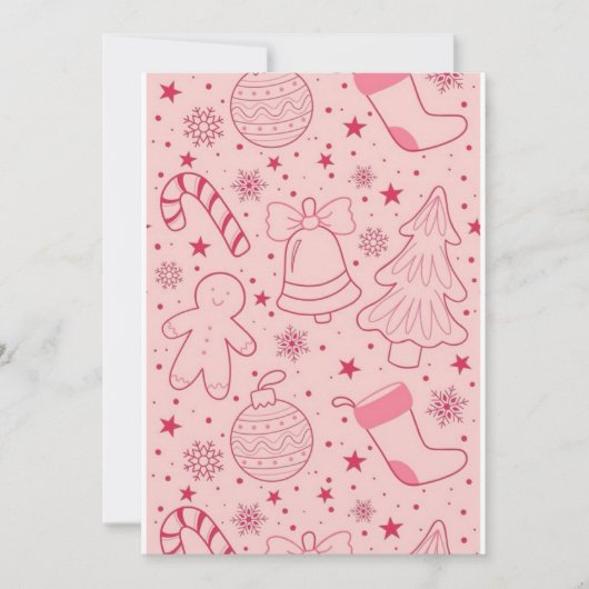 zelfgemaakte kerstkaarten 2025 kaart (Voorkant)