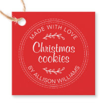 Zelfgemaakte kerstkoekjes Helderrood