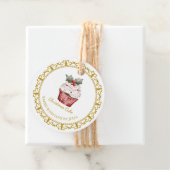  zelfgemaakte kersttaart Hang Label (In situ)