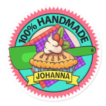 Zelfgemaakte keuken bakken Sticker