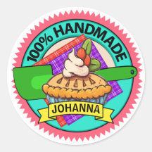 Zelfgemaakte keuken bakken Sticker