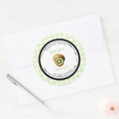 Zelfgemaakte Kiwi Jam Label Sticker (Envelop)