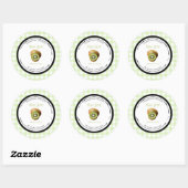 Zelfgemaakte Kiwi Jam Label Sticker (Vel)